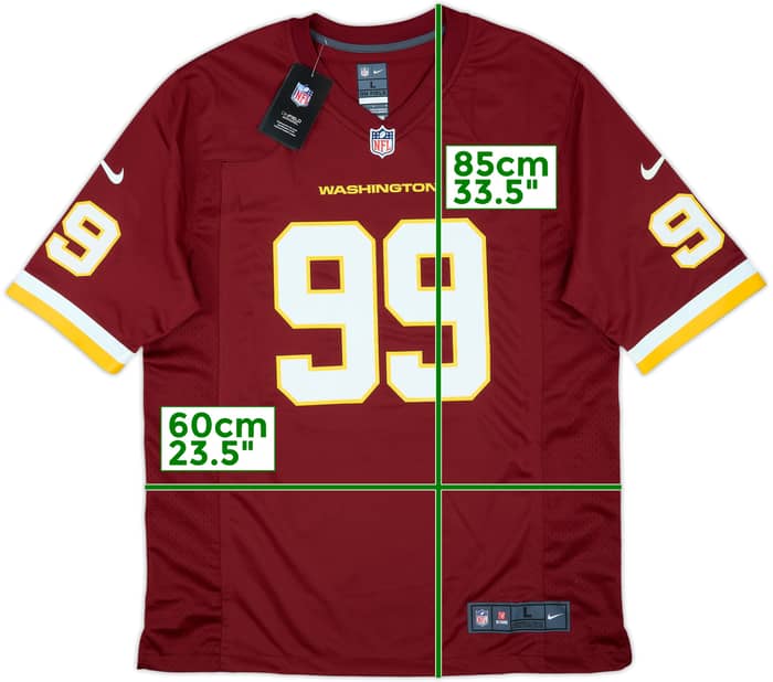 2020-21 Washington Football Team Young #99 Nike Game Home Jersey (L)