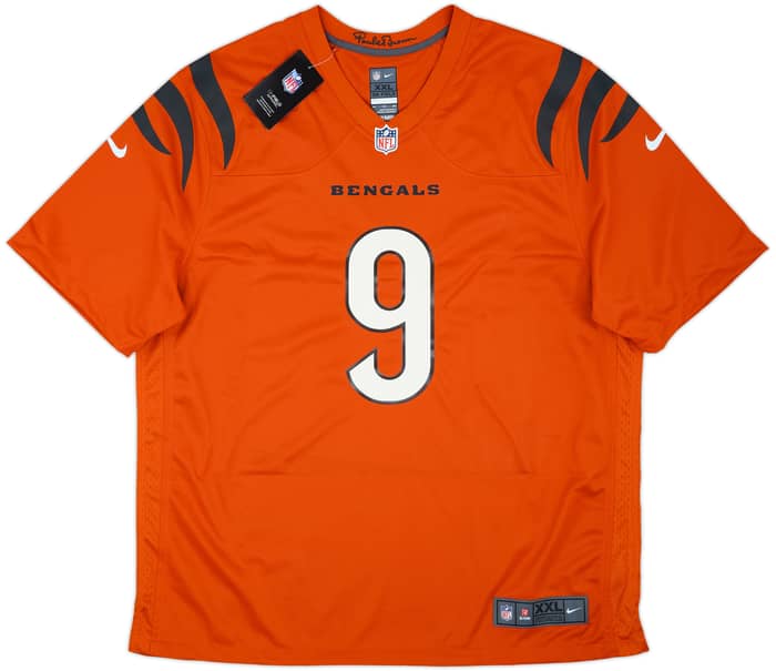 2021-25 Cincinnati Bengals Burrow #9 Nike Game Alternate Jersey (XXL)