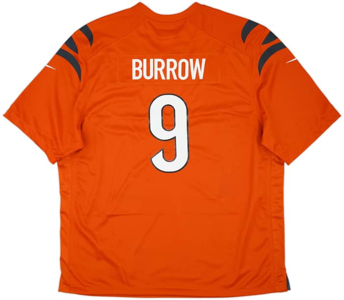 2021-25 Cincinnati Bengals Burrow #9 Nike Game Alternate Jersey (XXL)