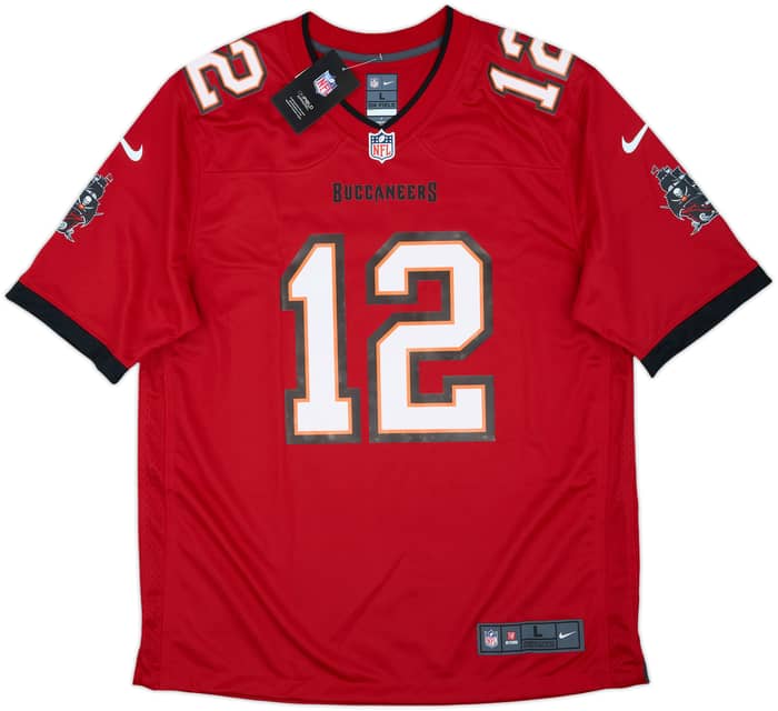 2020-22 Tampa Bay Buccaneers Brady #12 Nike Game Home Jersey (L)