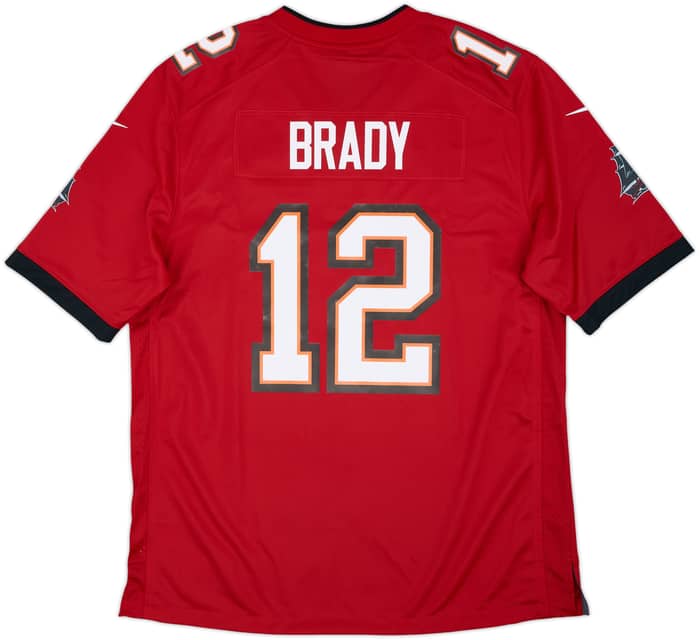 2020-22 Tampa Bay Buccaneers Brady #12 Nike Game Home Jersey (L)
