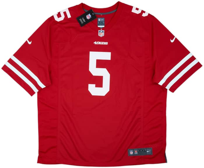 2021 San Francisco 49ers Lance #5 Nike Game Home Jersey (XXL)