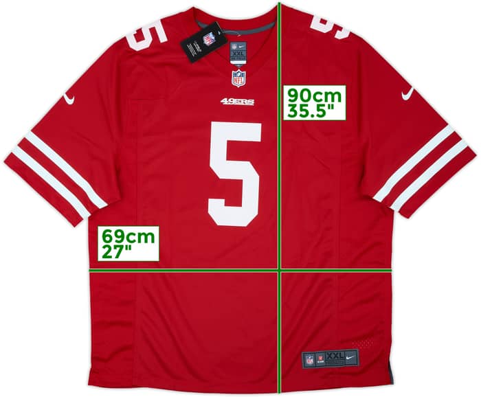2021 San Francisco 49ers Lance #5 Nike Game Home Jersey (XXL)