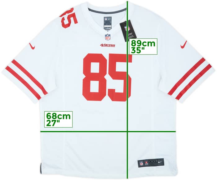 2022-25 San Francisco 49ers Kittle #85 Nike Game Away Jersey (XXL)
