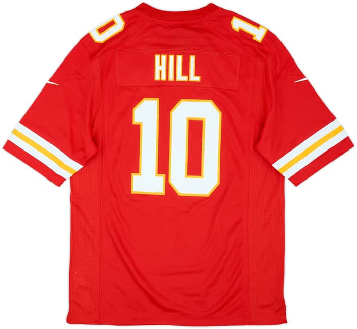 2016-21 Kansas City Chiefs Hill #10 Nike Game Home Jersey (M)