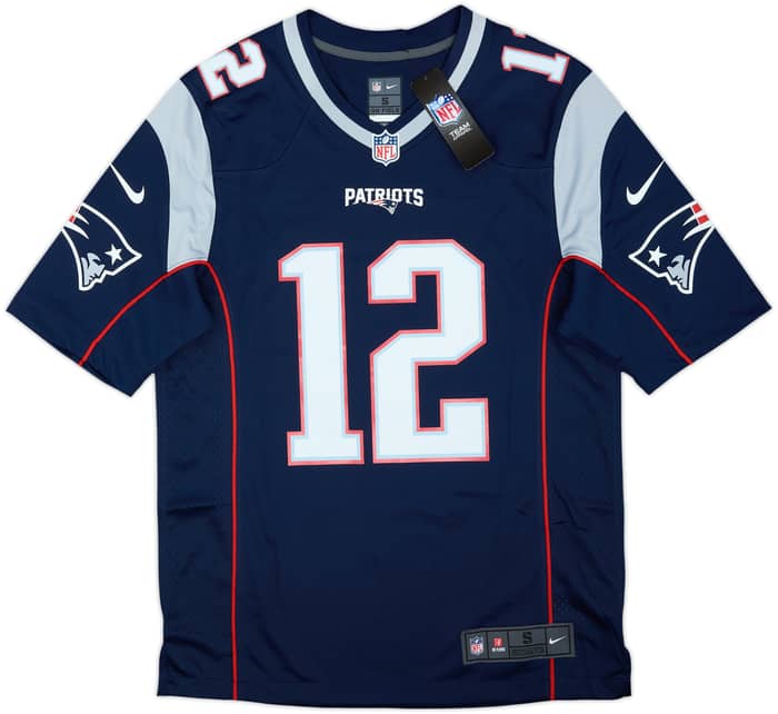 2012-19 New England Patriots Brady #12 Nike Game Home Jersey (S)