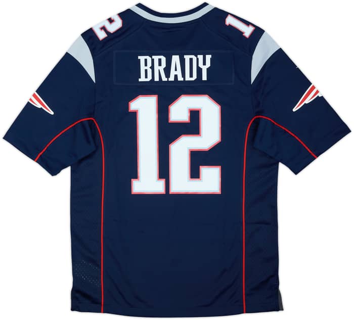 2012-19 New England Patriots Brady #12 Nike Game Home Jersey (S)