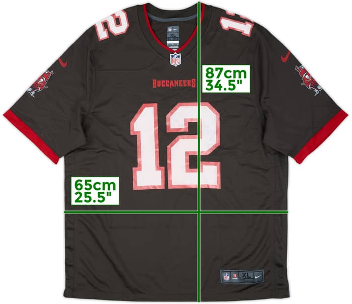 2020-22 Tampa Bay Buccaneers Brady #12 Nike Game Alternate Jersey (XL)