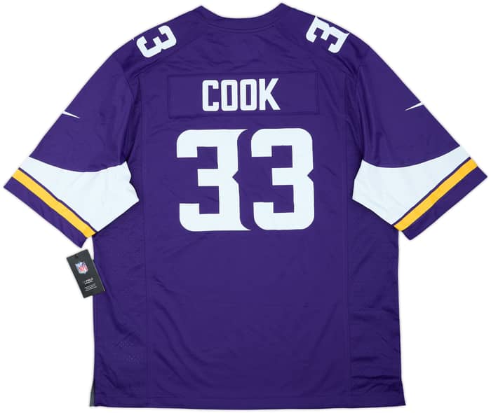 2017-21 Minnesota Vikings Cook #33 Nike Game Home Jersey (XL)