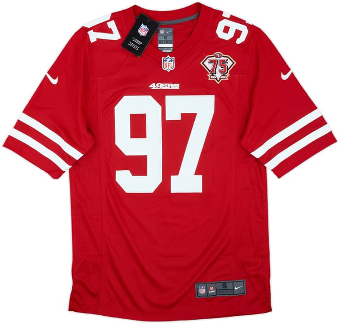 2021 San Francisco 49ers Bosa #97 Nike Game Home Jersey (S)