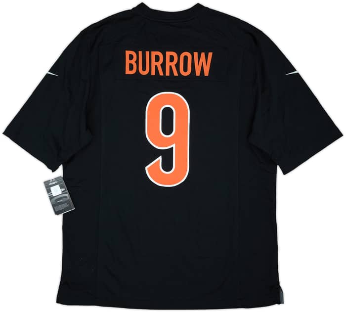 2021 Cincinnati Bengals Burrow #9 Super Bowl LVI Nike Game Jersey (L)