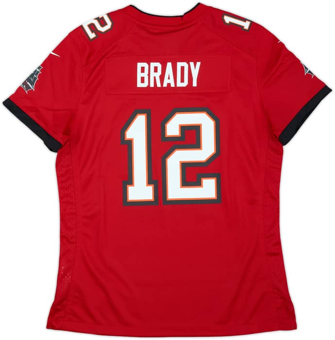 2020-22 Tampa Bay Buccaneers Brady #12 Nike Game Home Jersey Womens (M)