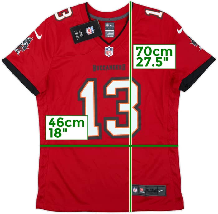 2020-25 Tampa Bay Buccaneers Evans #13 Nike Game Home Jersey Womens (M)