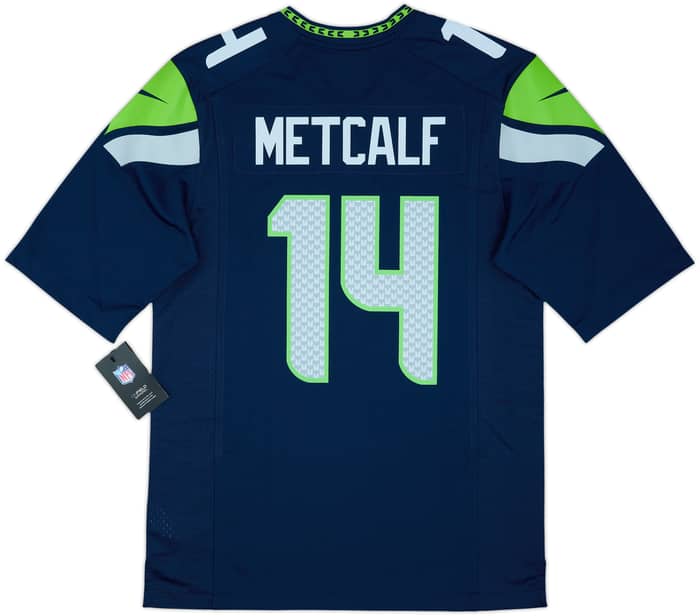 2019-24 Seattle Seahawks Metcalf #14 Nike Game Home Jersey (S)
