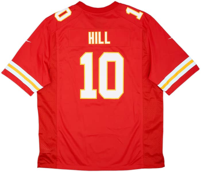 2016-21 Kansas City Chiefs Hill #10 Nike Game Home Jersey (XL)