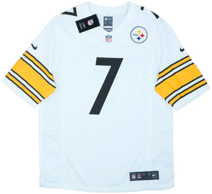 2012-21 Pittsburgh Steelers Roethlisberger #7 Nike Game Away Jersey (L)