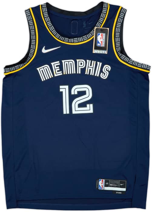 2021-22 Memphis Grizzlies Morant #12 Nike Swingman Alternate Jersey (L)