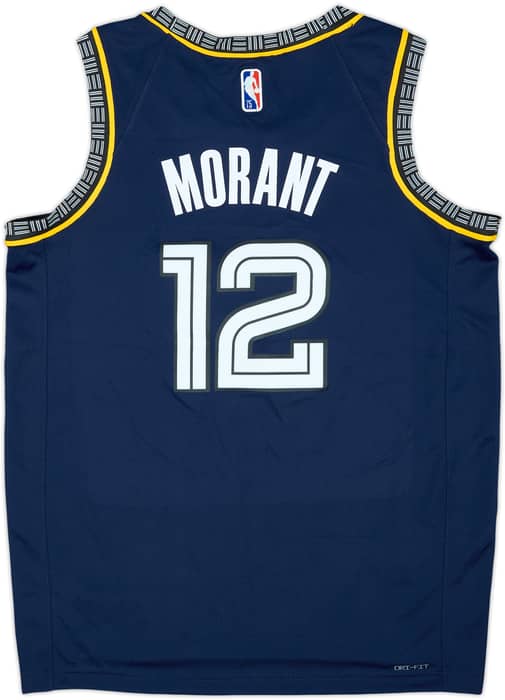 2021-22 Memphis Grizzlies Morant #12 Nike Swingman Alternate Jersey (L)