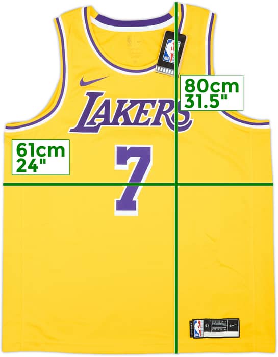 2021-22 LA Lakers Anthony #7 Nike Swingman Away Jersey (XL)