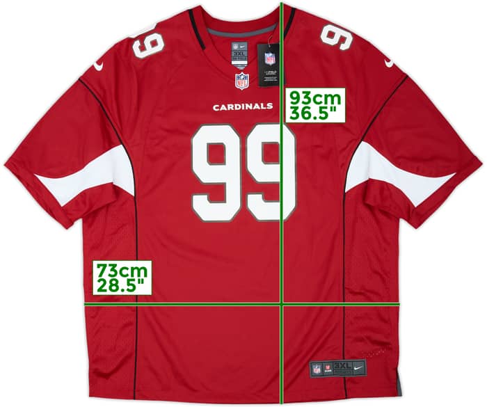 2021-22 Arizona Cardinals Watt #99 Nike Game Home Jersey (3XL)