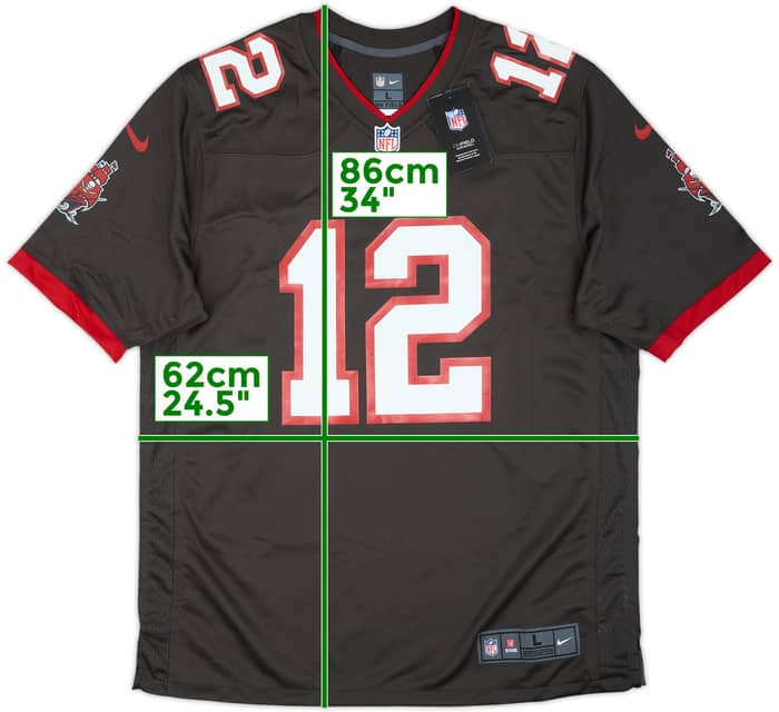 2020-22 Tampa Bay Buccaneers Brady #12 Nike Game Alternate Jersey (L)