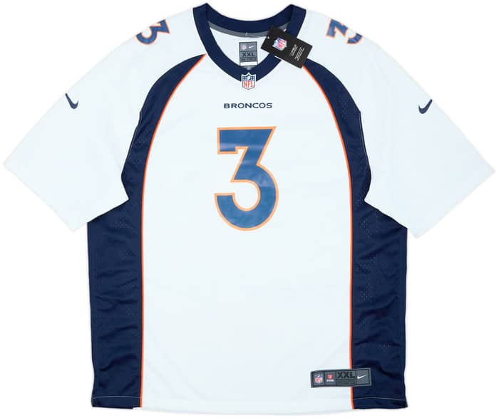 2022-23 Denver Broncos Wilson #3 Nike Game Away Jersey (XXL)