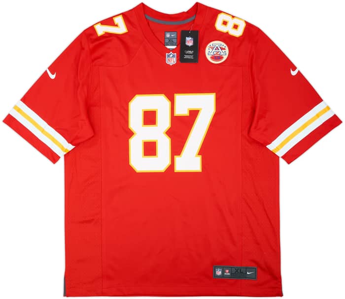 2013-25 Kansas City Chiefs Kelce #87 Nike Game Home Jersey (XL)