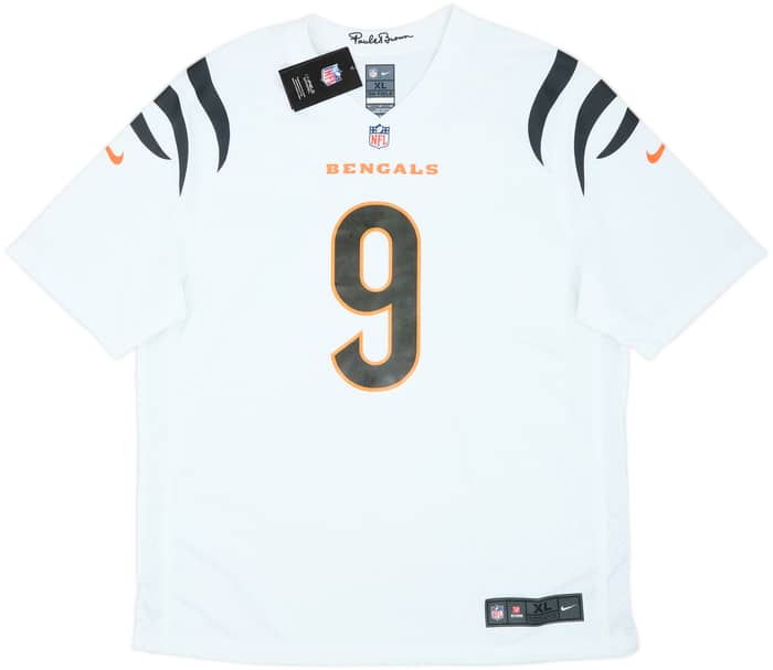 2021-25 Cincinnati Bengals Burrow #9 Nike Game Away Jersey (XL)