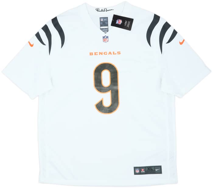 2021-25 Cincinnati Bengals Burrow #9 Nike Game Away Jersey (XL)