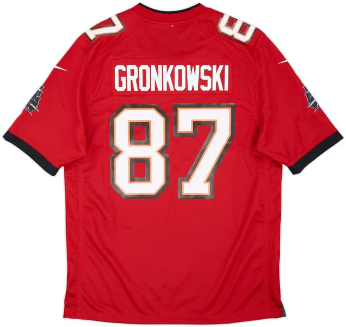 2020-21 Tampa Bay Buccaneers Gronkowski #87 Nike Game Home Jersey (M)