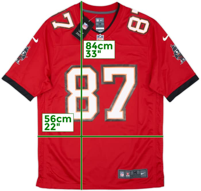 2020-21 Tampa Bay Buccaneers Gronkowski #87 Nike Game Home Jersey (M)