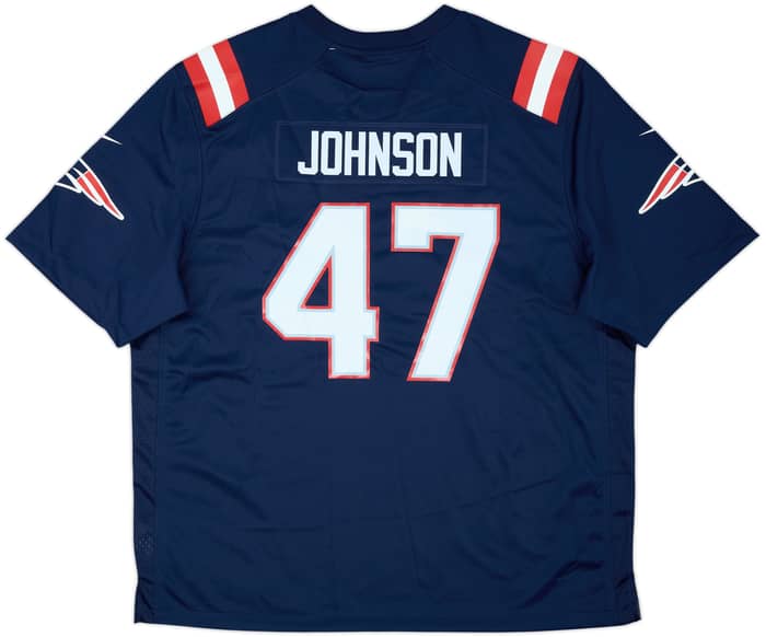 2020-21 New England Patriots Johnson #47 Nike Game Home Jersey (3XL)