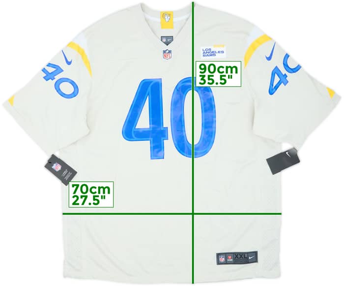 2021 LA Rams Miller #40 Nike Game Alternate Jersey (XXL)