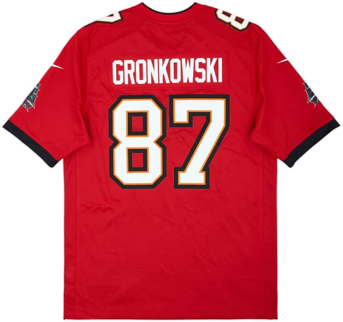 2020-21 Tampa Bay Buccaneers Gronkowski #87 Nike Game Home Jersey (M)