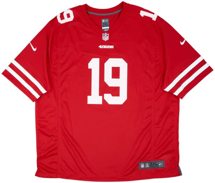 2019-21 San Francisco 49ers Samuel #19 Nike Game Home Jersey (3XL)