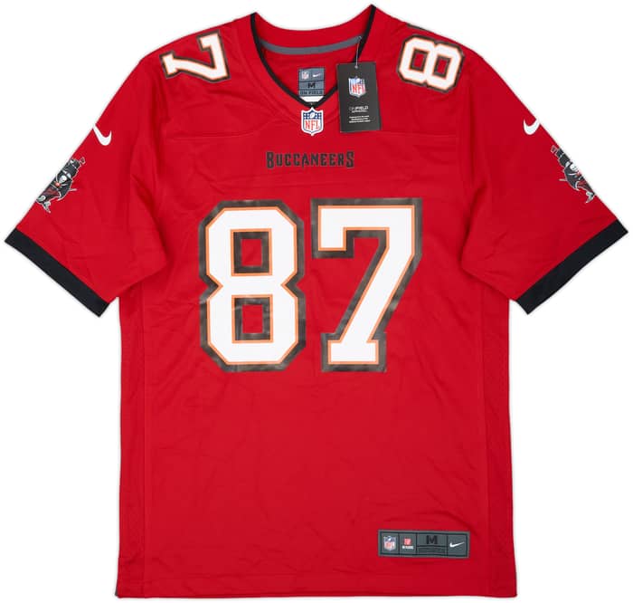 2020-21 Tampa Bay Buccaneers Gronkowski #87 Nike Game Home Jersey (M)