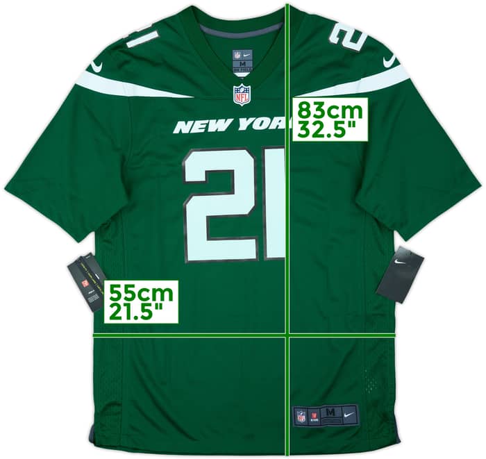 2020 New York Jets Gore #21 Nike Game Home Jersey (M)