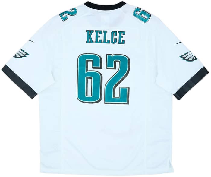 2012-23 Philadelphia Eagles Kelce #62 Nike Game Away Jersey (XL)