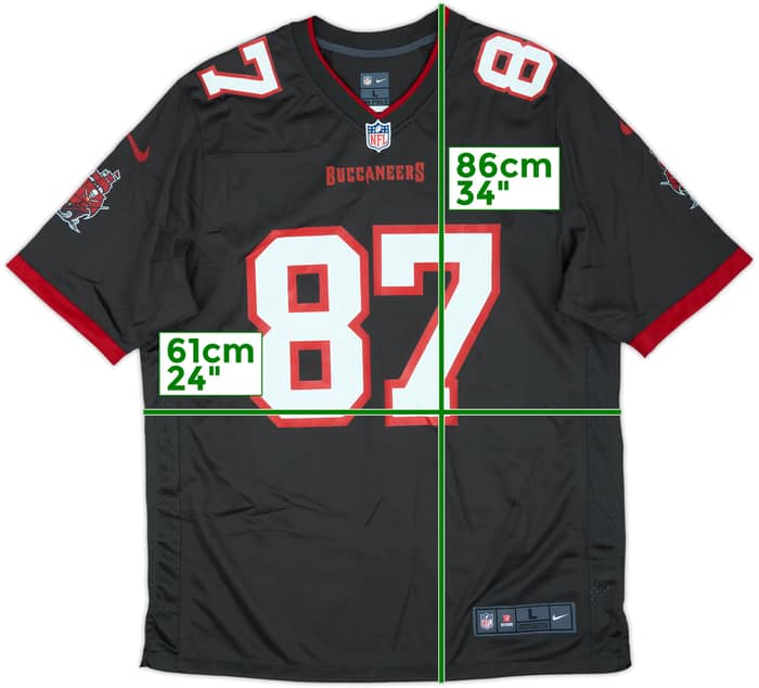 2020-21 Tampa Bay Buccaneers Gronkowski #87 Nike Game Alternate Jersey (L)