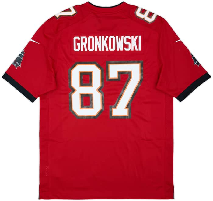 2020-21 Tampa Bay Buccaneers Gronkowski #87 Nike Game Home Jersey (M)
