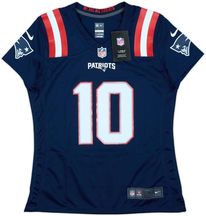 2021-23 New England Patriots Jones #10 Nike Game Home Jersey Womens (M)