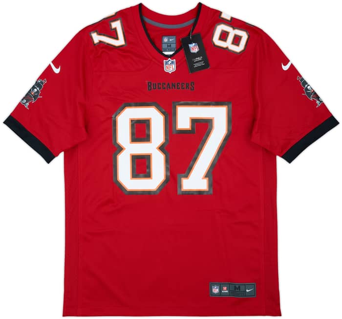 2020-21 Tampa Bay Buccaneers Gronkowski #87 Nike Game Home Jersey (M)