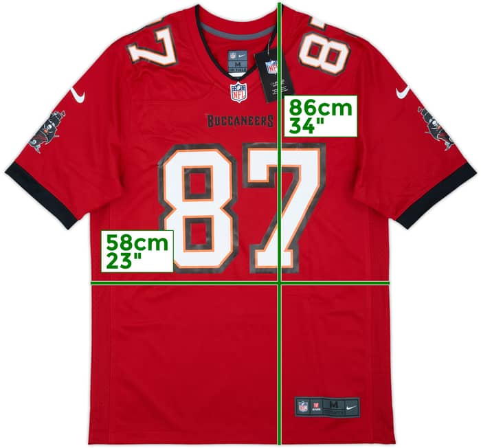 2020-21 Tampa Bay Buccaneers Gronkowski #87 Nike Game Home Jersey (M)