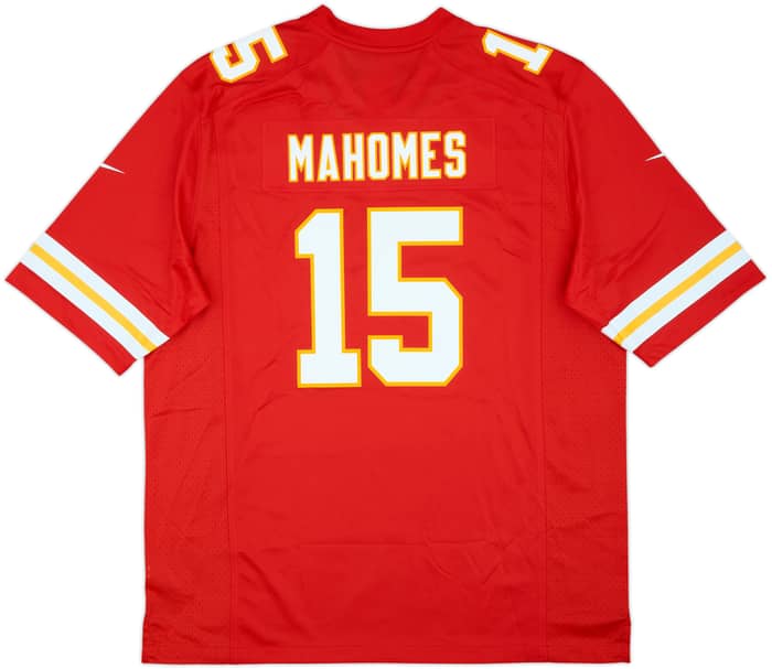 2017-25 Kansas City Chiefs Mahomes #15 Nike Game Home Jersey (XL)