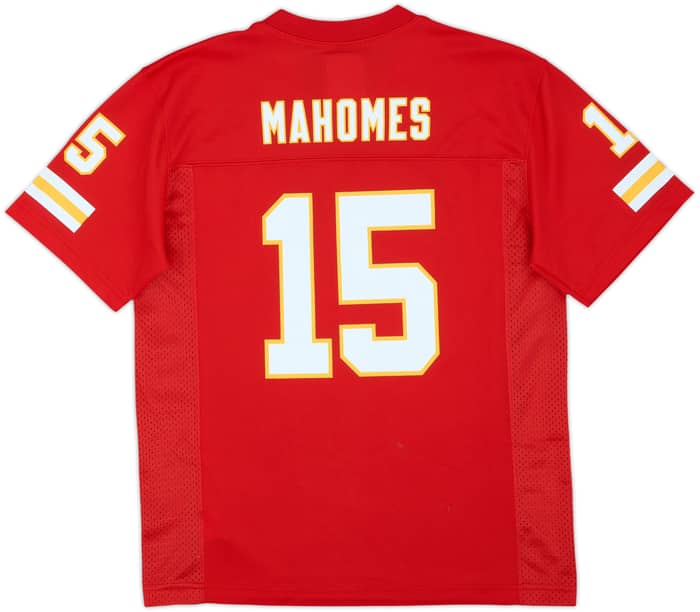 2017-25 Kansas City Chiefs Mahomes #15 NFL Replica Home Jersey (L.Boys)