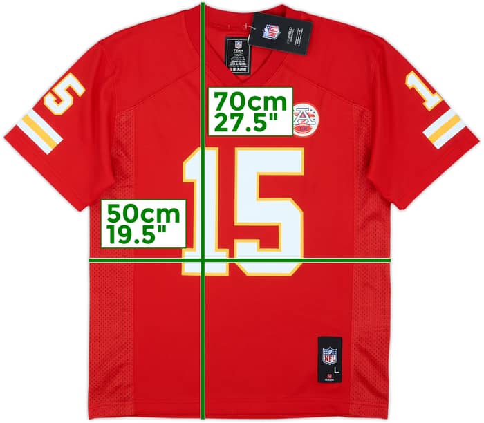 2017-25 Kansas City Chiefs Mahomes #15 NFL Replica Home Jersey (L.Boys)