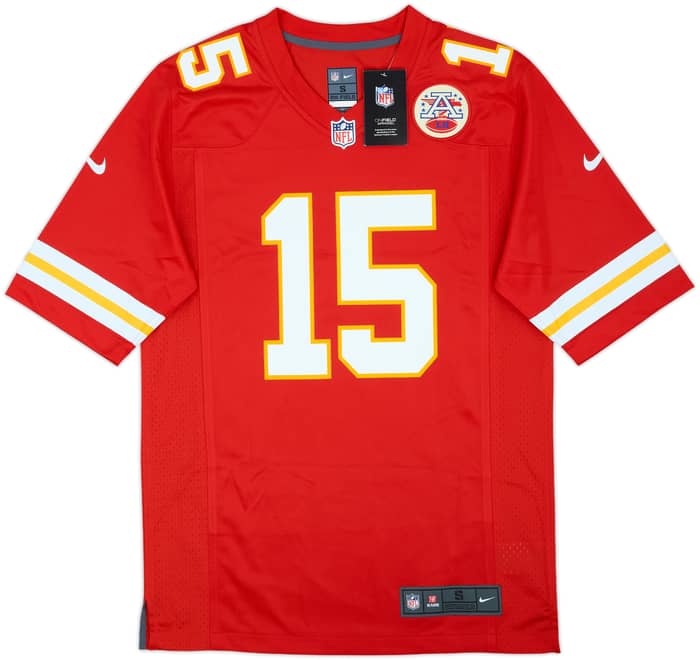 2017-25 Kansas City Chiefs Mahomes #15 Nike Game Home Jersey (S)