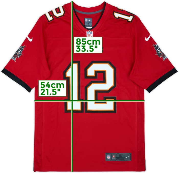 2020-22 Tampa Bay Buccaneers Brady #12 Nike Game Home Jersey (S)