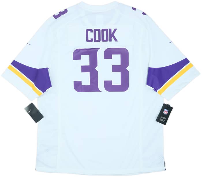 2017-21 Minnesota Vikings Cook #33 Nike Game Away Jersey (XL)
