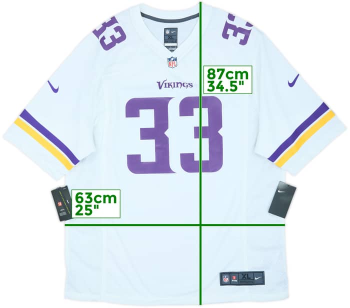 2017-21 Minnesota Vikings Cook #33 Nike Game Away Jersey (XL)